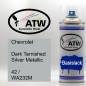 Preview: Chevrolet, Dark Tarnished Silver Metallic, 42 / WA232M: 400ml Sprühdose, von ATW Autoteile West.